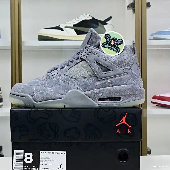 Kimikick retro Jordan kaws Air Jordan 4 0820